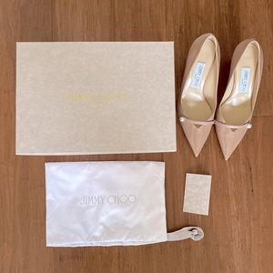 Jimmy Choo Rosalia 65 Pump in Ballet Pink Size 37